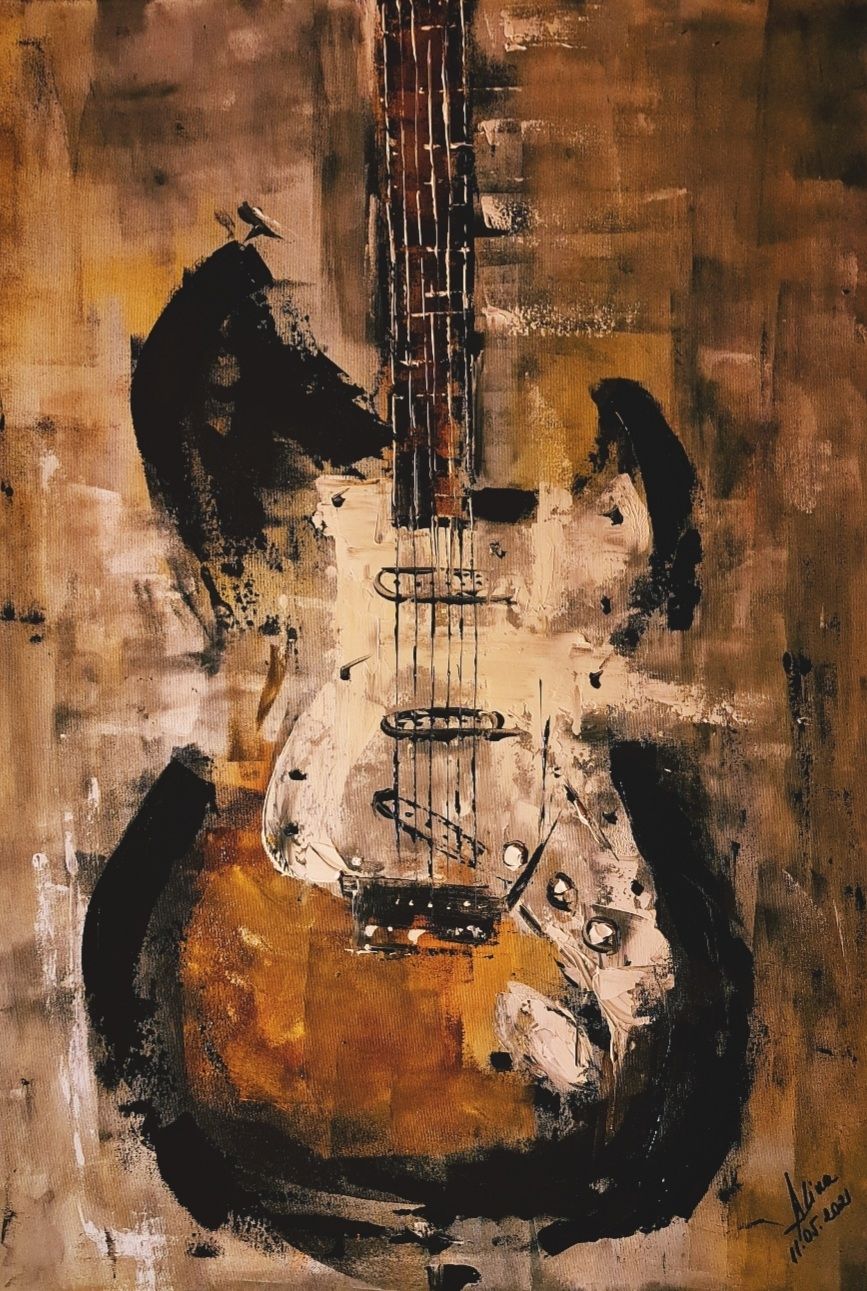 ArteDiAlina.com painting: Shape of music